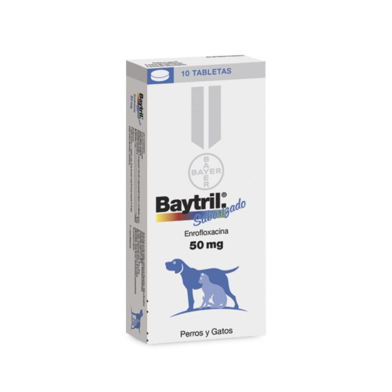 Baytril tabletas 50 mg - enrofloxacina