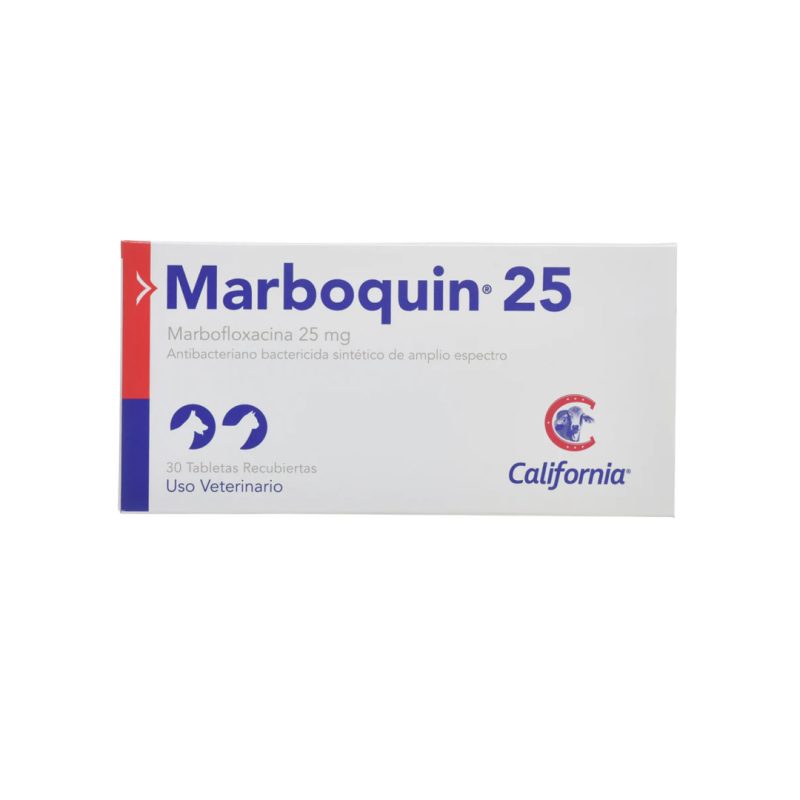 Marboquin 25mg c/tab - marbofloxacina