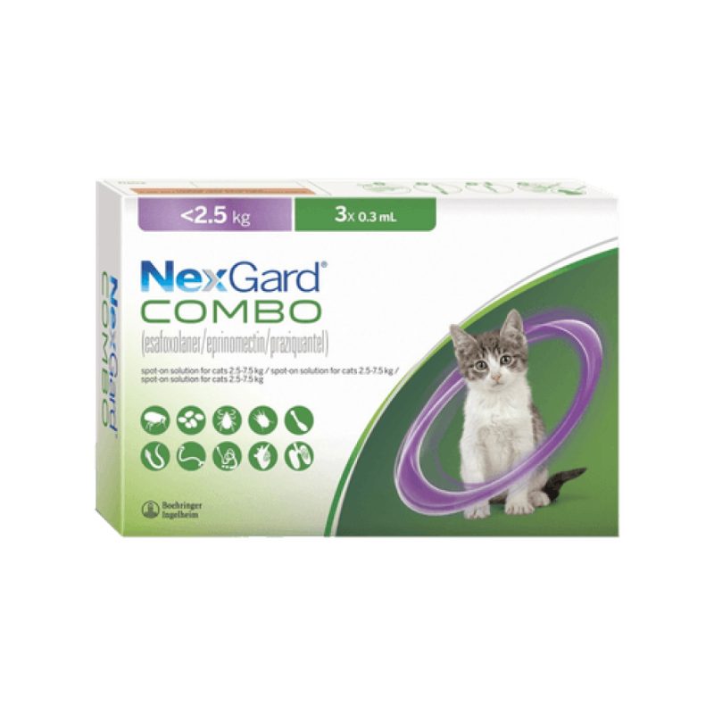 Nexgard Combo gato hasta 2.5kg