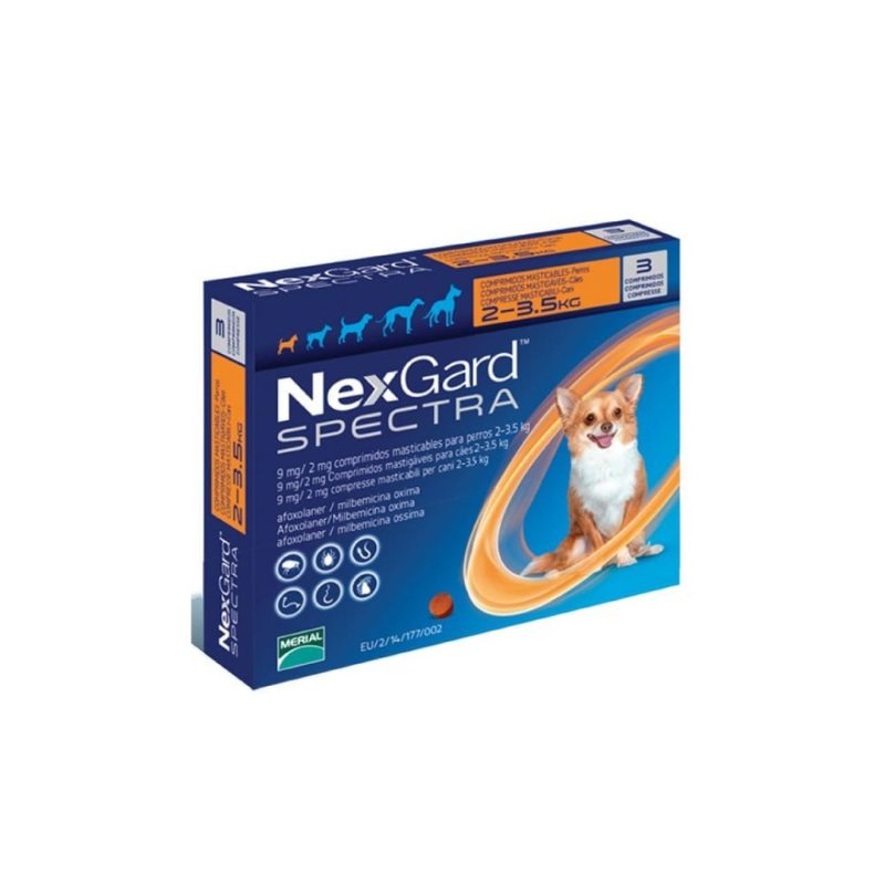 Nexgard Spectra 2 a 3,5 kg.