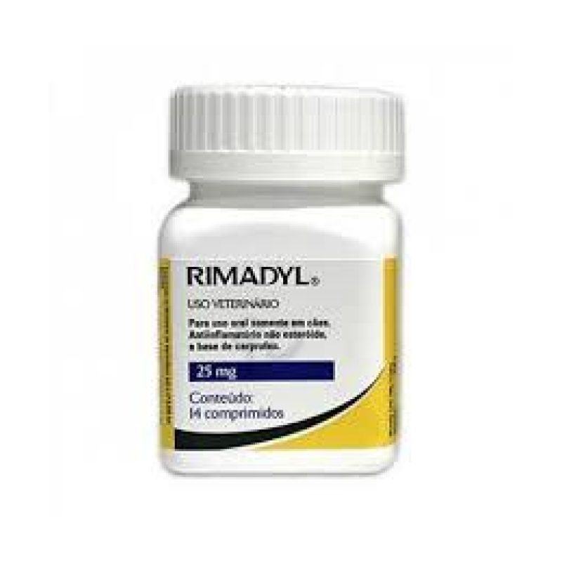 Rimadyl 25 mg c/tab - carprofeno